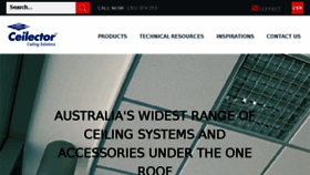 What Ceilector.com.au website looked like in 2017 (8 years ago)