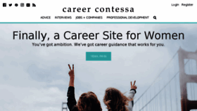 What Careercontessa.com website looked like in 2017 (7 years ago)