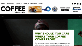 What Coffeemagazine.co.za website looked like in 2017 (7 years ago)