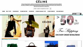 What Celineoutletsale.com website looked like in 2017 (7 years ago)