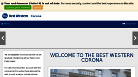 What Coronahotel.co.uk website looked like in 2017 (7 years ago)