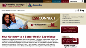 What Csmconnect.org website looked like in 2017 (7 years ago)