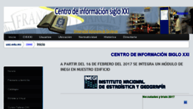 What Cisxxi.uaz.edu.mx website looked like in 2017 (7 years ago)