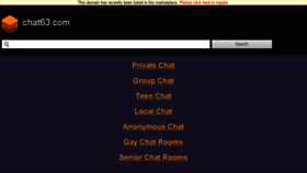 What Chat63.com website looked like in 2017 (7 years ago)