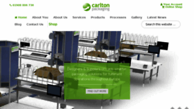 What Carltonpackaging.com website looked like in 2017 (7 years ago)