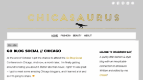 What Chicasaurus-rex.com website looked like in 2017 (7 years ago)