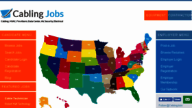 What Cablingjobs.com website looked like in 2017 (7 years ago)