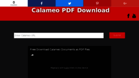 What Calameo-download.tiny-tools.com website looked like in 2017 (7 years ago)