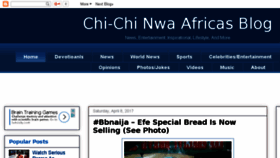 What Chichinwaafrica.com website looked like in 2017 (7 years ago)