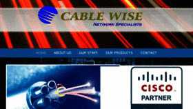 What Cablewise.co.za website looked like in 2017 (8 years ago)