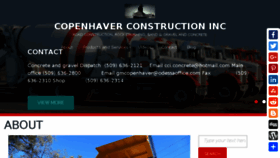 What Copenhaverconstructioninc.com website looked like in 2017 (7 years ago)