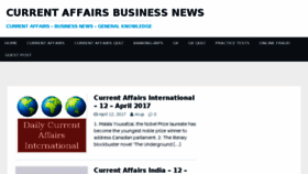 What Currentaffairs-businessnews.com website looked like in 2017 (7 years ago)