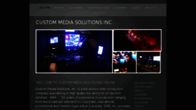 What Custommediaonline.com website looked like in 2017 (8 years ago)