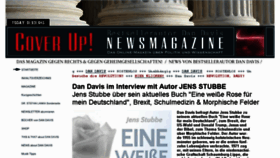 What Cover-up-newsmagazine.de website looked like in 2017 (7 years ago)