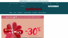 What Catimini.com website looked like in 2017 (7 years ago)