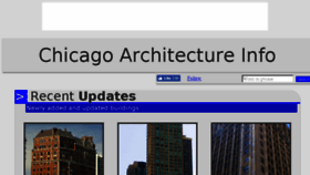 What Chicagoarchitecture.info website looked like in 2017 (7 years ago)