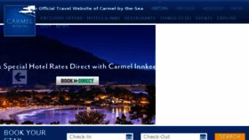 What Carmelcalifornia.com website looked like in 2017 (7 years ago)