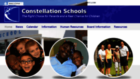 What Constellationschools.com website looked like in 2017 (7 years ago)