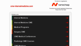 What Cme-internalmedicine.com website looked like in 2017 (7 years ago)