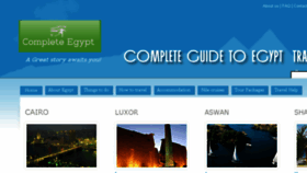 What Completegypt.com website looked like in 2017 (7 years ago)