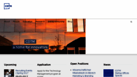 What Cdtm.de website looked like in 2017 (8 years ago)