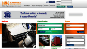 What Carretaonline.com.br website looked like in 2017 (7 years ago)
