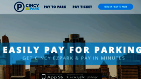 What Cincyezpark.com website looked like in 2017 (7 years ago)