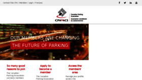What Canadianparking.ca website looked like in 2017 (7 years ago)