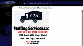 What Cdlstaffing.com website looked like in 2017 (7 years ago)