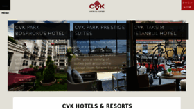 What Cvkhotelsandresorts.com website looked like in 2017 (7 years ago)