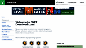 What Cnetdownload.com website looked like in 2017 (7 years ago)