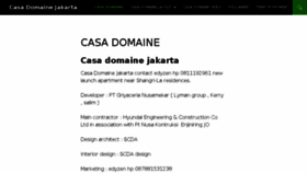What Casadomainejakarta.com website looked like in 2017 (7 years ago)