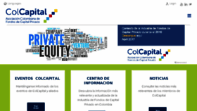 What Colcapital.org website looked like in 2017 (7 years ago)