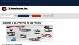 What Cbdistributorsinc.com website looked like in 2017 (7 years ago)