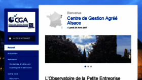 What Cgalsace.fr website looked like in 2017 (7 years ago)