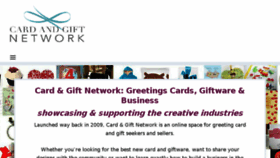 What Cardandgiftnetwork.com website looked like in 2017 (7 years ago)