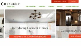 What Crescenthomes.net website looked like in 2017 (7 years ago)