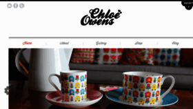 What Chloeowens.com website looked like in 2017 (7 years ago)