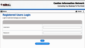 What Castlesdesign.net website looked like in 2017 (7 years ago)