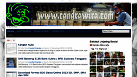 What Candrawira.com website looked like in 2017 (7 years ago)