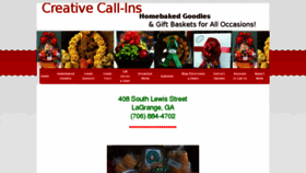 What Creativecallins.com website looked like in 2017 (7 years ago)