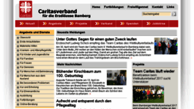 What Caritas-bamberg.de website looked like in 2017 (7 years ago)