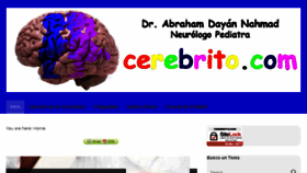 What Cerebrito.com website looked like in 2017 (7 years ago)