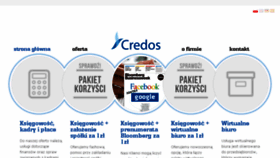 What Credos.pl website looked like in 2017 (7 years ago)