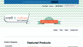 What Craftandcotton.com website looked like in 2017 (7 years ago)
