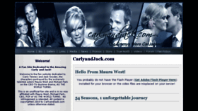 What Carlyandjack.com website looked like in 2017 (7 years ago)