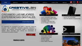 What Creativelan.com website looked like in 2017 (7 years ago)