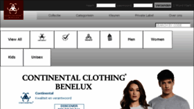 What Continentalclothing.nl website looked like in 2017 (7 years ago)