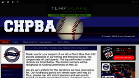 What Chpba.org website looked like in 2017 (8 years ago)