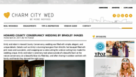 What Charmcitywed.com website looked like in 2017 (7 years ago)